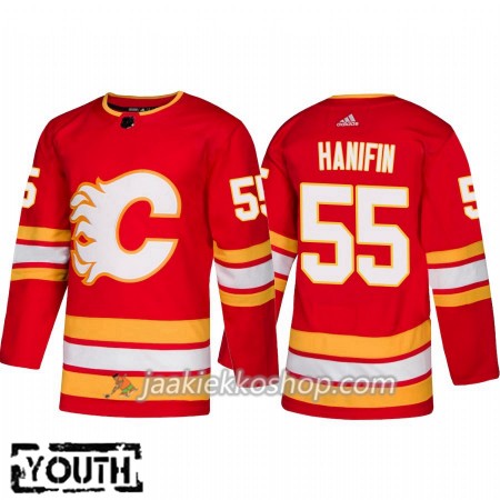 Lapsille NHL Calgary Flames Pelipaita Noah Hanifin 55 Adidas Alternate 2018-19 Authentic